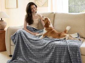 Image: Bedsure Introduces the Bubble Waterproof Blanket. Protection Never Felt This Soft.