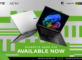 Image: GIGABYTE Announces AERO X16 Now Available, Bringing Next-Gen AI Performance to an Ultra-Thin Copilot+ PC