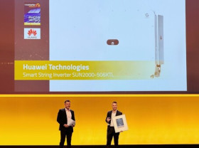 Image: Huawei's 506 kW Smart String Inverter Won the Smarter E AWARD at Intersolar Europe 2026