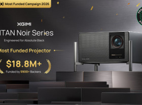 Image: XGIMI Concludes Crowdfunding Campaign for TITAN Noir Series 4K Projectors, Raising Over $18.8 Million as Kickstarter's Highest-Funded Campaign of 2026