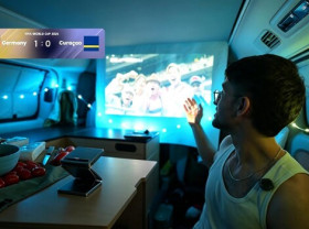 Image: As Foldable Gadgets Move Beyond Smartphones, Aurzen Brings the ZIP Tri-Fold Pocket Projector Into Focus