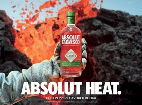 Image: COMING IN HOT. ABSOLUT AND TABASCO® LAUNCH NEW SPICY VODKA