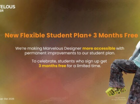 Image: MARVELOUS DESIGNER EXPANDS STUDENT PLAN, ADDS LIMITED THREE-MONTH FREE OFFER