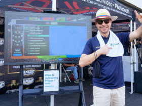 Image: Match Day Weatherproof Viewing Zone Built by Sylvox near MetLife