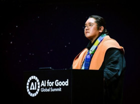 Image: "The Future of AI is Soul" -- Galaxy Corporation CEO Yong-ho Choi Graces the Finale of UN 'AI for Good' Summit