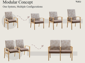 Image: Yumeya Furniture Launches M+ Modular Seating to Solve Inventory and Freight Challenges in Commercial Hospitality and Senior Living Furniture