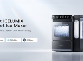 Image: ecozy Introduces the Mistalo Max Smart Nugget Ice Maker with IceLumix Panel, a New Solution for Everyday Ice Needs