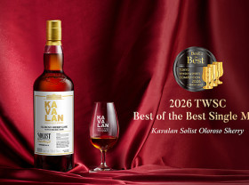 Image: Kavalan Solist Oloroso Sherry Crowned TWSC 2026 Best of the Best