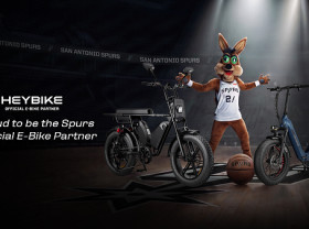 Image: SAN ANTONIO SPURS ANNOUNCE OFFICIAL PARTNERSHIP WITH HEYBIKE