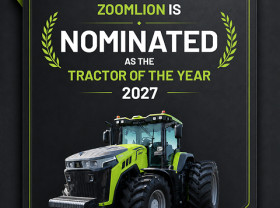 Image: Zoomlion DV3504 Hybrid Tractor Shortlisted for Two Categories of TOTY 2027, Marking a Breakthrough for Chinese High-Horsepower Agricultural Machinery