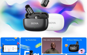 BOYA mini Launched: the World's Tiniest Wireless Microphone