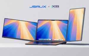 JSAUX Debuts at CES 2025, Showcases Innovative FlipGo Portable Monitor