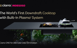 Ciarra ONE: The World's Thinnest Downdraft Cooktop with the First Built-In Plasma⁺ System for Superior Odor Elimination