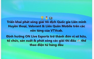 Vietnam strengthens Esports industry with national TV involvement