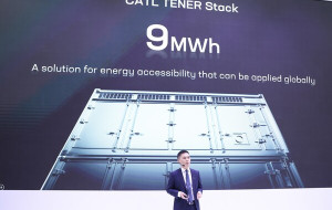 CATL Launches World's First 9MWh Ultra-Large Capacity TENER Stack Energy Storage System Solution