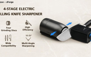 Longzon Unveils zForge Electric Rolling Knife Sharpener with Exclusive Deals on Amazon and TikTok Shop