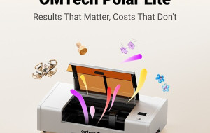 OMTech Launches Polar Lite CO2 Laser Engraver--An Affordable, All-in-One Desktop Solution