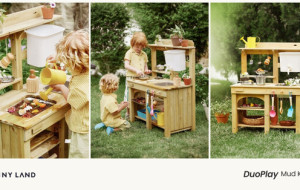 Tiny Land Unveils the Groundbreaking DuoPlay Mud Kitchen: Revolutionizing the Outdoor Play Experience
