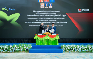 CIMB Singapore and Wing Bank Forge Strategic Partnership to Boost Cross-Border Financial Services Between Singapore and Cambodia
