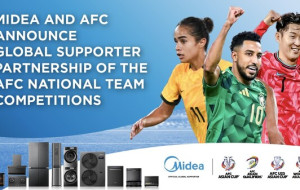 Midea becomes Global Supporter of the AFC's National Team Competitions