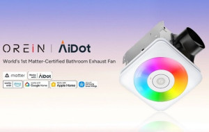 OREiN Launches World's First Matter-Certified Smart Bathroom Exhaust Fan, Advancing AiDot's Leadership in Smart Home Innovation