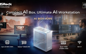 ASRock Industrial Launches AI BOX-A395, Compact AI Workstation Powered by AMD Ryzen™ AI Max