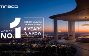 FOURTH CONSECUTIVE YEAR: TINECO RECOGNISED AS WORLD'S NO.1 HOUSEHOLD WET & DRY VACUUM CLEANER BRAND