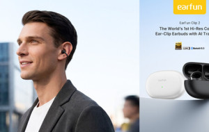 EarFun Ushers in a New Era of Wireless Audio with Launch of First Hi-Res AI-Powered Clip 2 Earbuds
