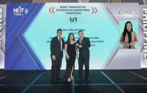 Philippines' Media Display Solutions Wins Silver at NEXT Awards for Southeast Asia's First Sky Projection Innovation