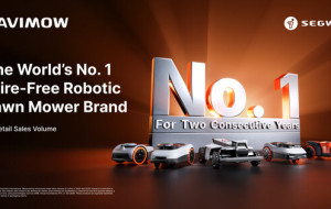 Segway Navimow sets the industry standard as the World's No. 1 brand in wire-free robotic lawn mower retail volume sales for two consecutive years