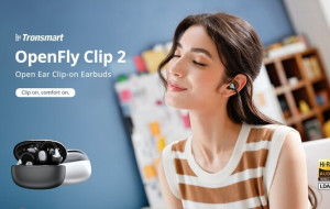 Tronsmart Launches OpenFly Clip 2: Hi-Res LDAC Audio Meets Secure Clip-On Earbud Design