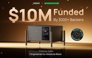 XGIMI TITAN Noir Series Surpasses $10 Million in Kickstarter Funding Following Strong Global Launch