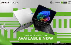 GIGABYTE Announces AERO X16 Now Available, Bringing Next-Gen AI Performance to an Ultra-Thin Copilot+ PC