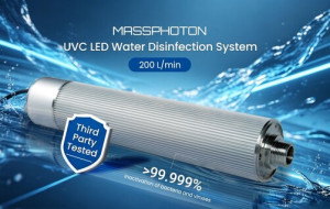 MASSPHOTON Launches the Industry's First 200 LPM UVC LED Water Disinfection System, Independently Certified for High-Flow Applications