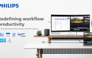 The First 34" 5K 5120 x 2160 Philips Business Monitor Featuring DLG Technology Launches with Dual Mode, Delivering Versatility for Mixed Workflows.