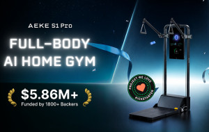 AEKE S1 Pro Raises Over US$5.86 Million on Kickstarter, Marking a New Milestone for Smart Home Gyms
