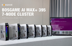 BOSGAME Demonstrates Scalable Private AI with 7-Node AI MAX+ 395 Cluster