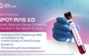 Gene Solutions' SPOT-MAS 10 Places Asia-Led Cancer Screening Innovation in the Global Spotlight