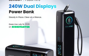 JOYROOM Brings New 240W PODIX Power Bank to Kickstarter, Reshaping the High-End Fast-Charging Power Bank Segment