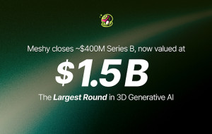 Meshy Raises Nearly $400 Million at a $1.5 Billion Valuation, the Largest Round to Date in AI 3D