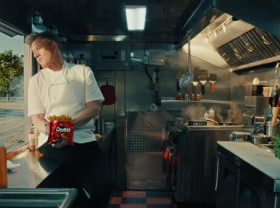Image: DORITOS LOADED UNVEILS HIGH-OCTANE COMMERCIAL STARRING CHEF GORDON RAMSAY AND MERCEDES-AMG PETRONAS F1 DRIVER GEORGE RUSSELL
