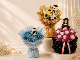 Image: JM Flower Celebrates Singapore Graduates With 10% Off Unique Graduation Bouquets