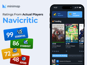 Image: Minimap Launches Navicritic, a Verified Game Rating System Built on Real Gameplay Data