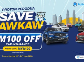 Image: Proton Perodua Save Kaw Kaw: PolicyStreet Offers RM100 Off Car Insurance for Proton and Perodua Owners