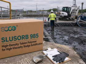 Image: SOCO Launches SLUSORB 985 to Help Contractors Manage High-Viscosity Sludge Without Heavy Mixing Equipment