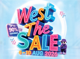 Image: West The Sale returns this National Day with new brands, rewards and shopping deals of up to 90% across IMM and Westgate