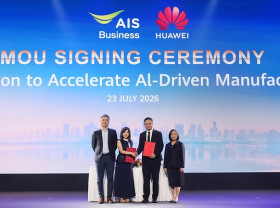 Image: AIS Business Joins Hands with Huawei Cloud in MOU to Advance Global Cloud Capabilities and Intelligent 5G Solutions, Positioning Thailand as an AI-Era Manufacturing Hub