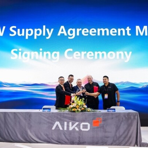 Image: AIKO Reinforces Long-Term Commitment to Australia at SNEC 2026 with Multiple Distribution MOUs, Top Brand PV Award, and New Market Milestones