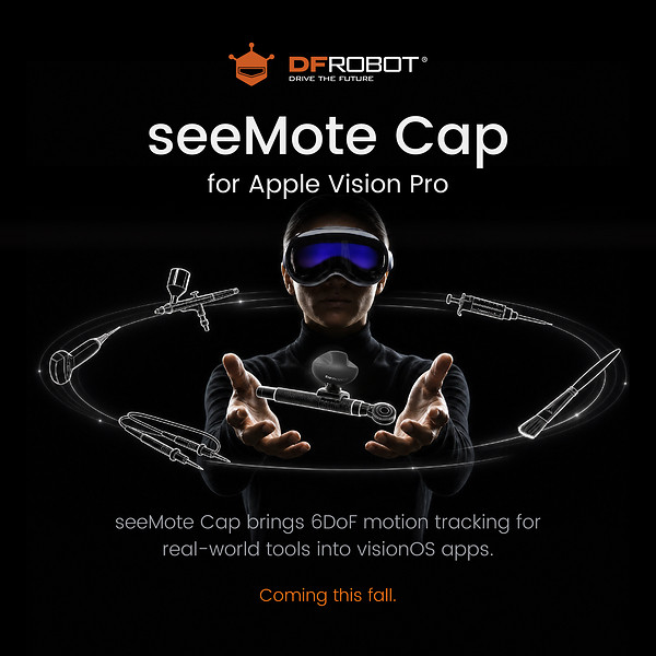 Image: DFRobot Introduces seeMote Cap and seeMote Cube for Apple Vision Pro Developers