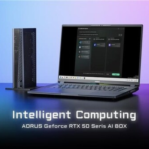 Image: GIGABYTE AORUS GeForce RTX™ 50 Series AI BOX Brings Desktop-Class Computing Power and Accessible AI Ecosystem to Ultrabook Laptops
